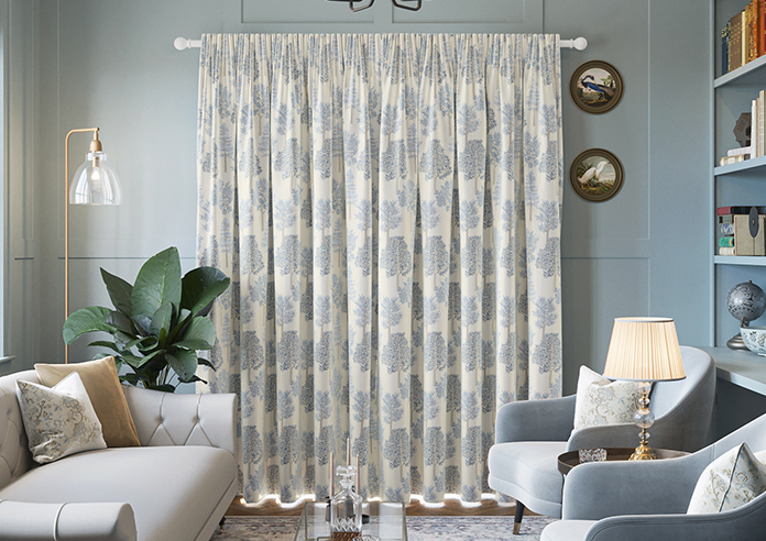 Coppice Faux Silk, Jean - Made to Measure Curtain - Image 7